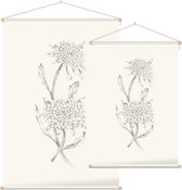Geen Titel 5 Schets - Foto op Textielposter - 90 x 135 cm
