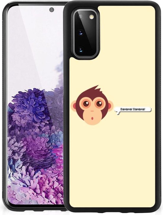 Backcase siliconen Hoesje met aap voor Samsung Galaxy S20