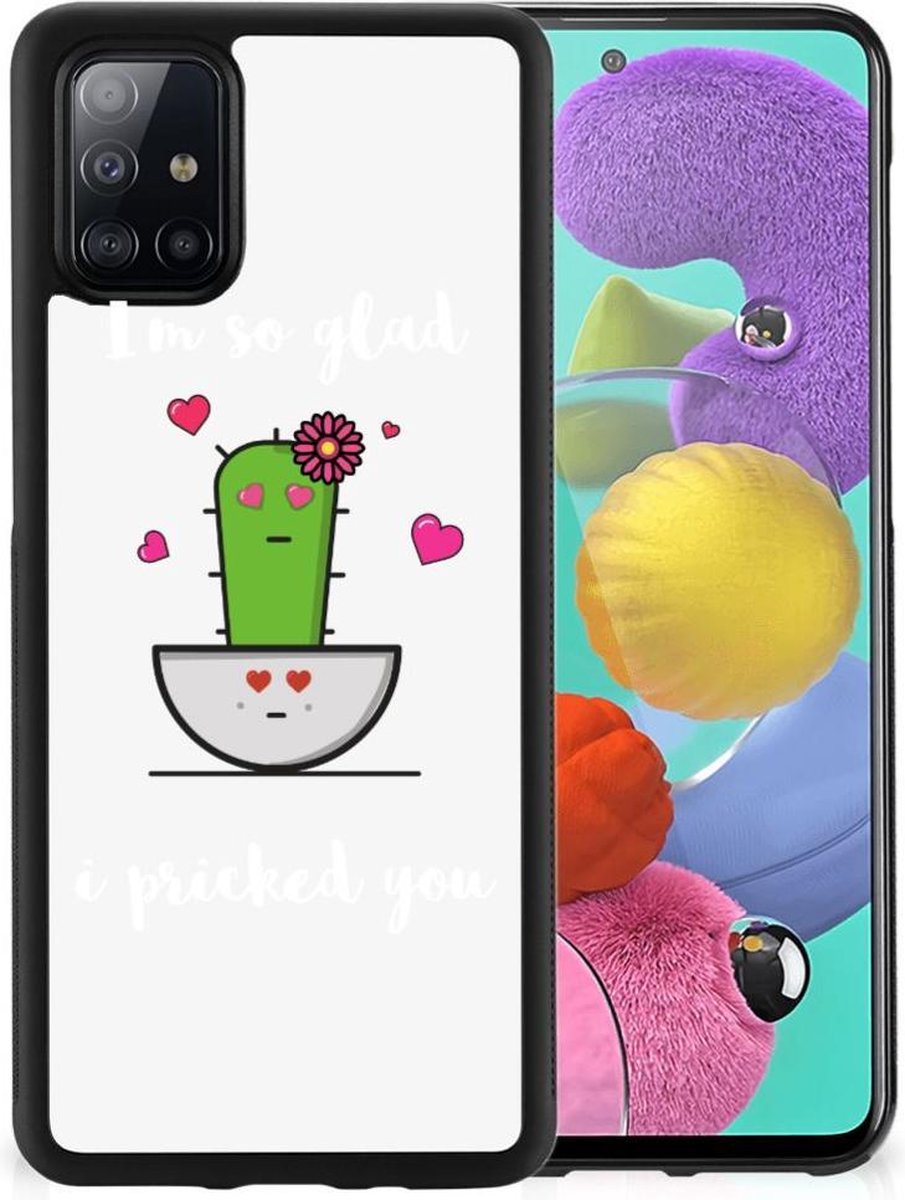 Back Cover voor Samsung Galaxy A51 Bumper Hoesje Cactus Glad