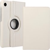 Case2go - Tablet hoes geschikt voor Huawei MatePad T8 - Draaibare Book Case - Wit