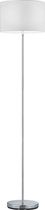 LED Vloerlamp - Trion Hotia - E27 Fitting - Rond - Mat Wit - Aluminium - BSE