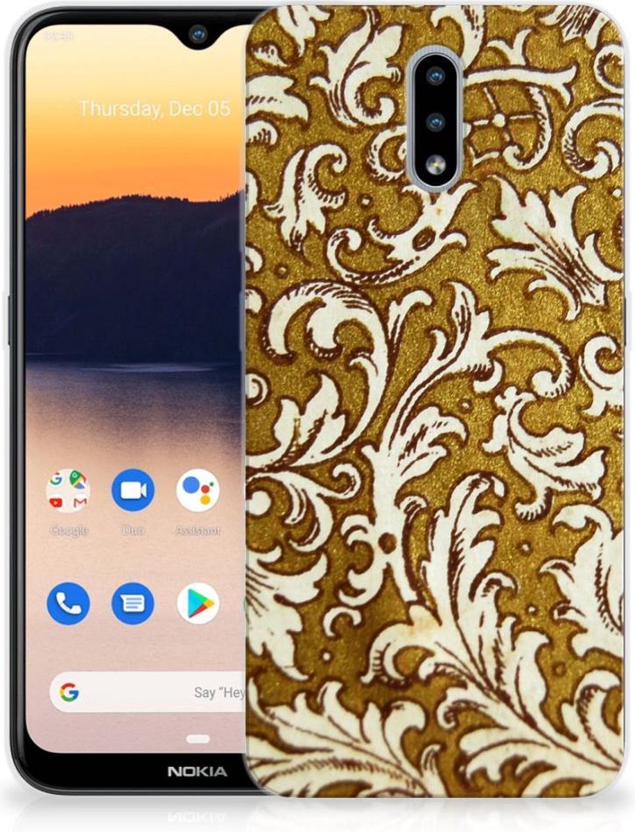 Siliconen Hoesje Nokia 2.3 Barok Goud