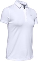 UA Zinger Short Sleeve Polo-White / / Halo Gray