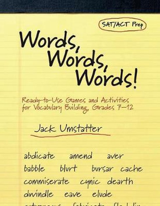 Boek cover Words, Words, Words van Jack Umstatter