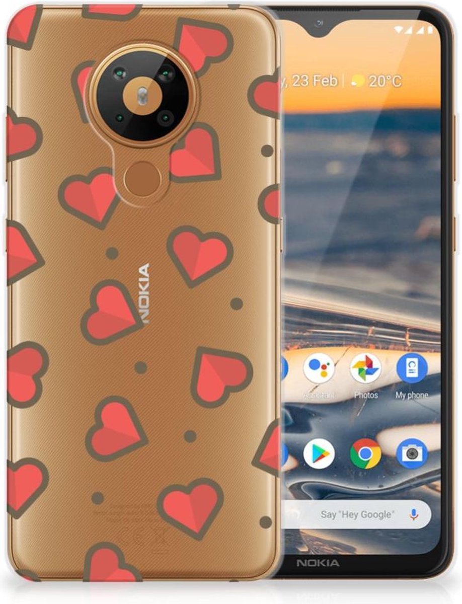 Nokia 5.3 TPU bumper Hearts