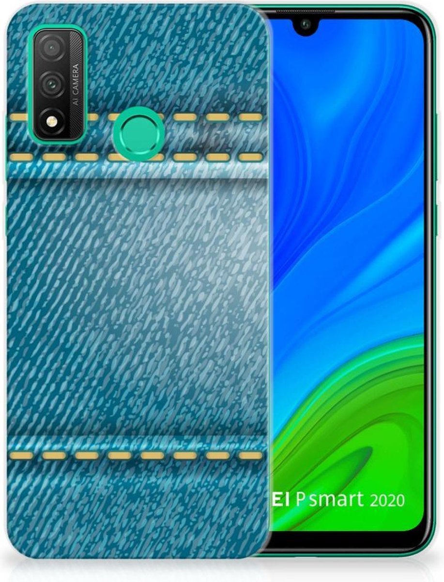 Huawei P Smart 2020 Silicone Back Cover Jeans