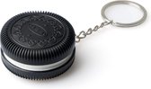 Balvi Sleutelhanger-pillendoos Cookie 4,8 Cm Abs Zwart