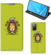 Flipcover OPPO A52 | A72 Smartphone Hoesje Doggy Biscuit