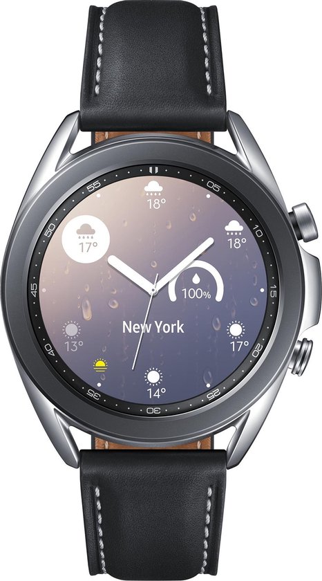 Samsung Galaxy Watch3 Silver, SM-R850, SmartWatch, 41mm, EU-Ware | bol.com