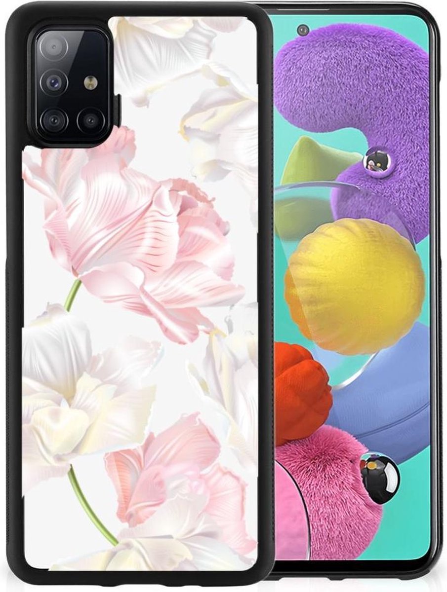 Samsung Galaxy A51 Skin Case Lovely Flowers