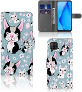 Tenphone Etui Coque pour Huawei P40 Lite Portefeuille Chiens