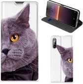 Flipcover Sony Xperia L4 Phone Case Cat