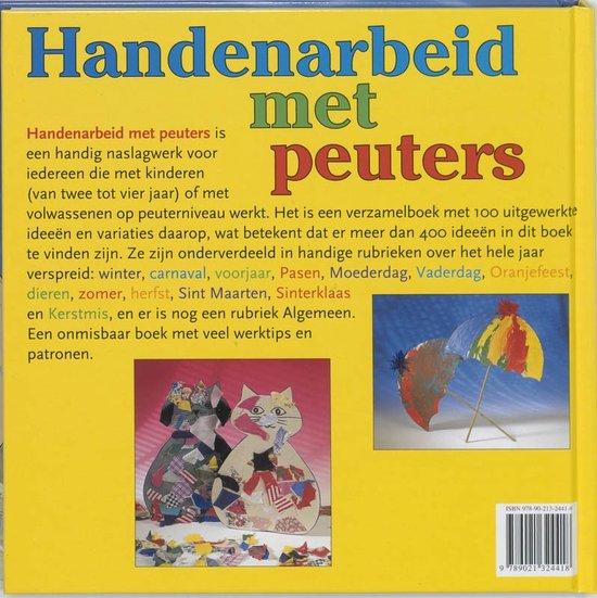 Handenarbeid Met Peuters, Thea van Mierlo | 9789021324418 | Boeken |