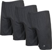 3-Pack Donnay Ess. joggingshort Roy - Sportshort - maat L - Charcoal marl (037)