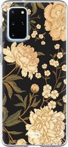 HappyCase Samsung S20 Plus Hoesje Flexibel TPU Gele Rozen Print