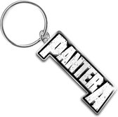 Pantera - Logo Sleutelhanger - Wit