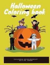 Halloween Coloring Book: Funny coloring book of ghost, zombie and monster with color, laugh, and relax!