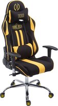 CLP Limit xl Bureaustoel - Stof zwart/geel zonder voetensteun