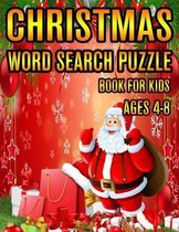 Christmas Word Search Puzzle Book For Kids Ages 4-8