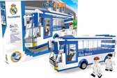 Megableu 7204 NanoStars - Spelersbus Real Madrid met 3 mini figuren - bouwspeelgoed