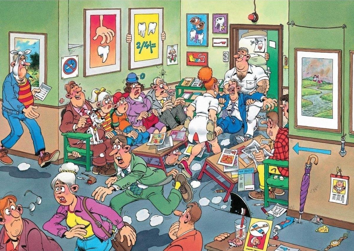 Jan van Haasteren Bij de Tandarts puzzel - 150 stukjes | bol