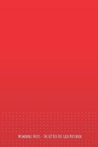 The 6x9 Red Dot Grid Notebook
