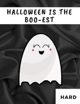 Halloween Is The Boo-est: 100 Hard Puzzles In Large Print Halloween Themed