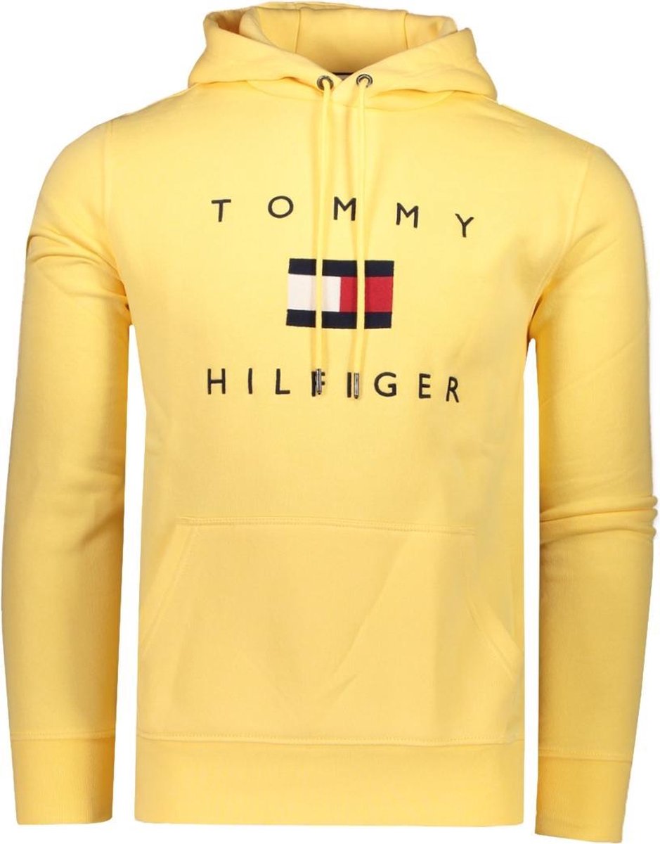Tommy Hilfiger Sweater Geel Geel - Maat S - Heren - Herfst/Winter Collectie  -... | bol