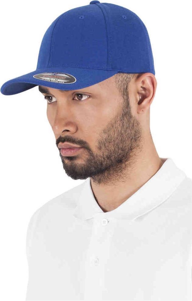 Urban Classics Flexfit pet -S/M- Double Jersey Blauw