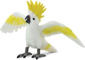 Safari Speeldier Cacatua 9,5 Cm Wit/geel