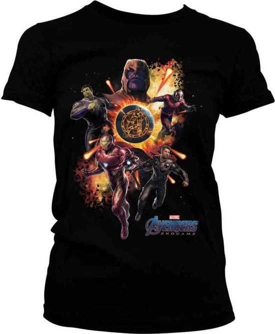 Foto: Marvel the avengers dames tshirt m endgame zwart