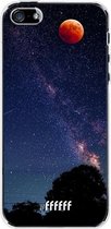 iPhone SE (2016) Hoesje Transparant TPU Case - Full Moon #ffffff