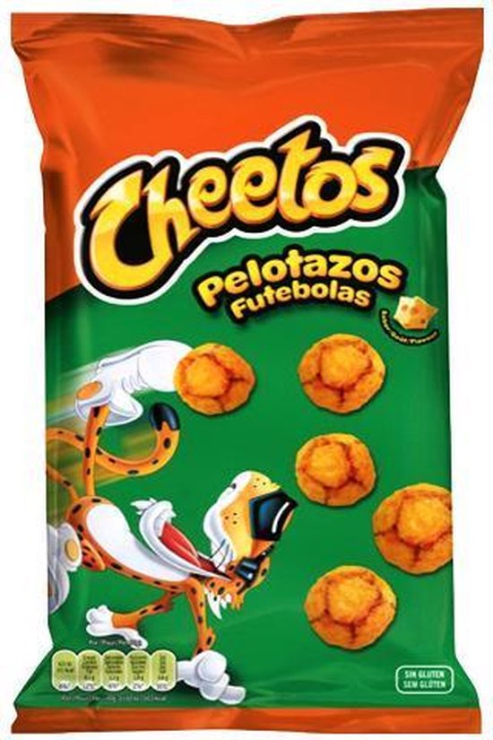 Cheetos Pelotazos Futebolas, (10x130g) | bol.com