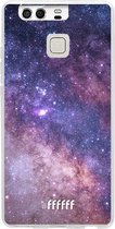 Huawei P9 Hoesje Transparant TPU Case - Galaxy Stars #ffffff