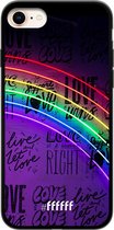 iPhone 7 Hoesje TPU Case - Love is Love #ffffff