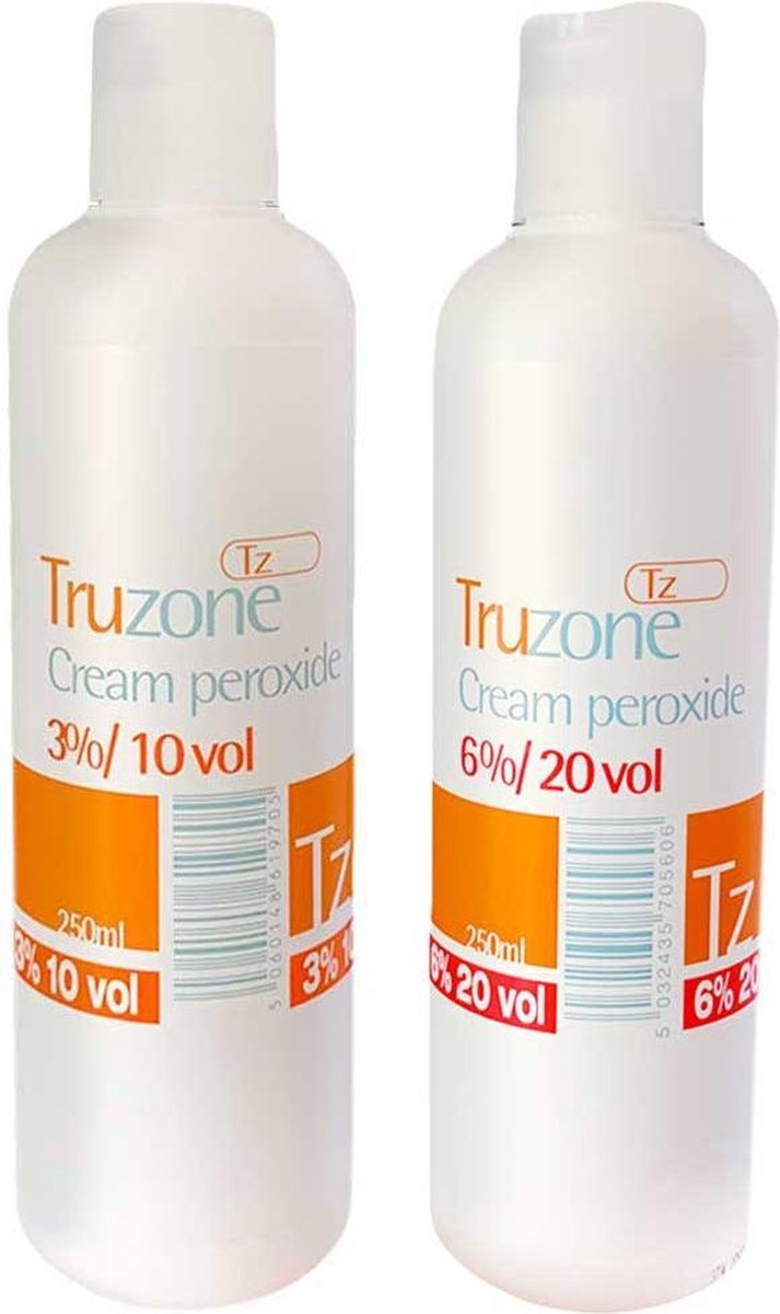 Crazy Color - Cream Peroxide Haarbleekmiddel - 3% = 10 VOL - Wit