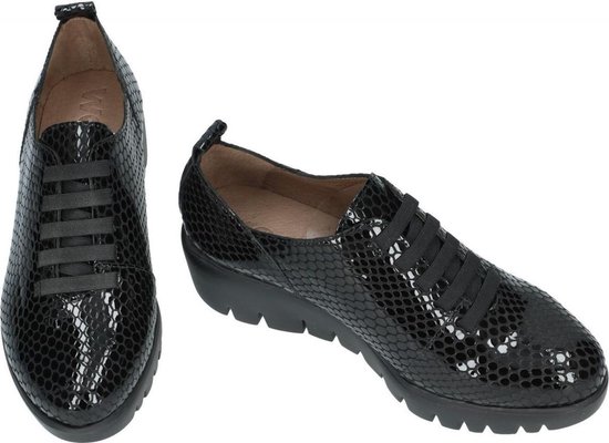 Wonders -Dames - zwart - sneakers - maat 39 | bol.com