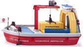 Siku Containerschip 40,4 Cm Rood/wit/geel 4-delig (5403)