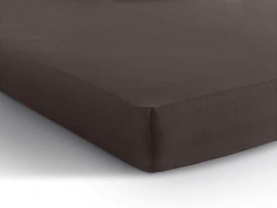 Comfortabele Jersey Eenpersoons Hoeslaken Taupe | 80/90/100x200 | Zacht En Dichtgebreid | Rondom Elastiek