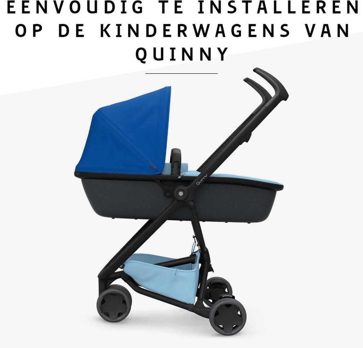 Quinny Zapp Lux Carrycot Reiswieg - Sky on Graphite thumbnail 4