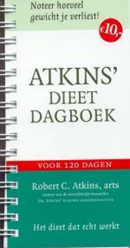 Cover van het boek 'Atkins dieetdagboek' van Robert C. Atkins