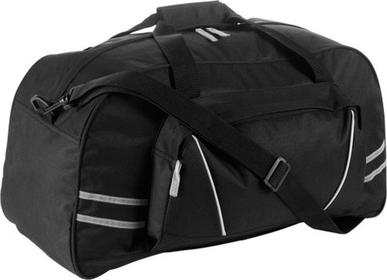 Sporttas - reistas - zwart - polyester (600D) - Merkloos