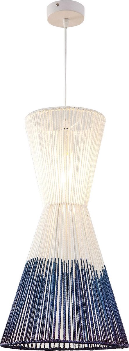 Hanglamp Modern Wit met Blauw 30 cm - Scaldare Aprilia