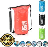 Decopatent® Waterdichte Tas - Dry bag - 30L - Ocean Pack - Dry Sack - Survival Outdoor Rugzak - Drybags - Boottas - Zeiltas - Rood