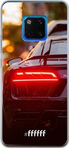 Huawei Mate 20 Pro Hoesje Transparant TPU Case - Audi R8 Back #ffffff