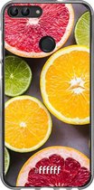 Huawei P Smart (2018) Hoesje Transparant TPU Case - Citrus Fruit #ffffff