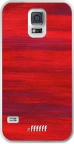 Samsung Galaxy S5 Hoesje Transparant TPU Case - Scarlet Canvas #ffffff