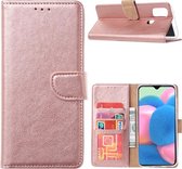 Samsung Galaxy M21 - Bookcase Rose Goud - portemonee hoesje