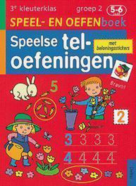Cover van het boek 'Speelse teloefeningen / 5-6 jaar'