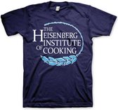 Breaking Bad Heren Tshirt -L- Heisenberg Institute Of Cooking Blauw